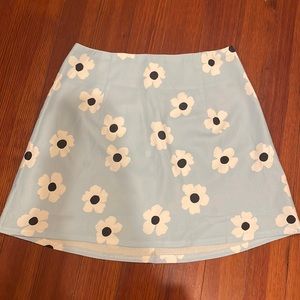 Blue Flower Skirt